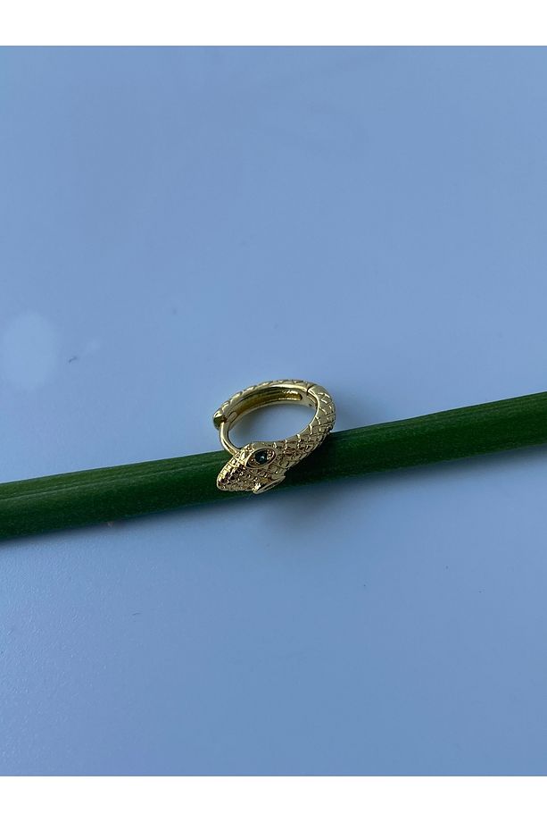 Yılan Halka Çelik Piercing Kıkırdak Tragus Helix Lob - 6