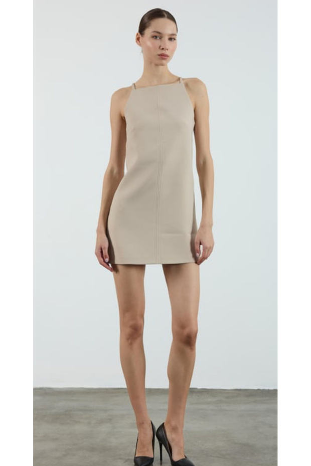 Kadın Askılı Elbise - 1