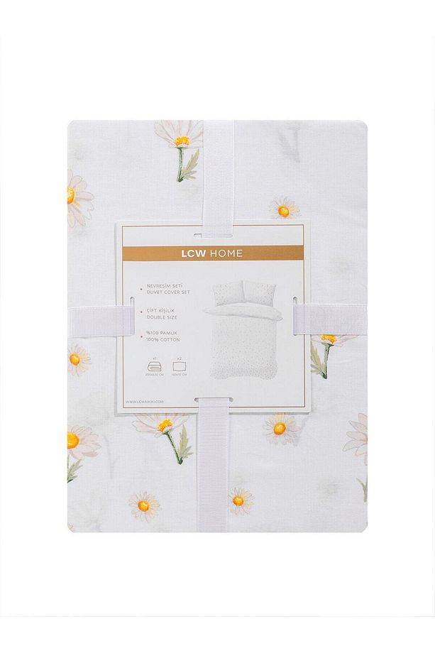 Lcw Home Karişik Çiçek Baskılı Çift Kişilik Nevresim Seti (s5) - 6