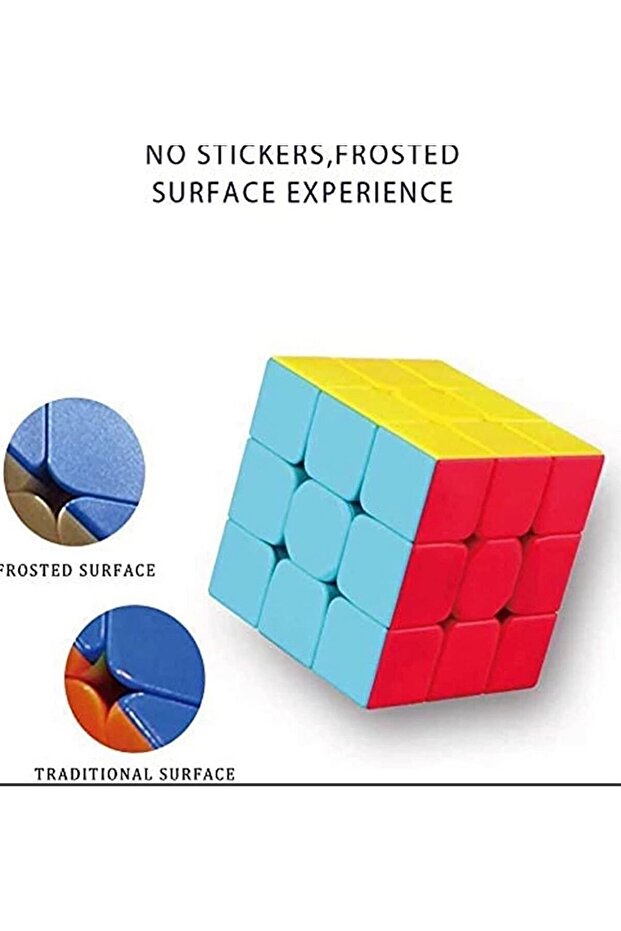 1 Adet Magic Cube Yapışmaz Zeka Küpü Rubik Küp(5.5 X 5.5 Cm) - 6