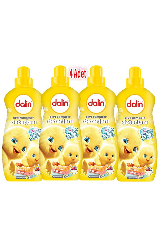X 4 Adet Sıvı Çamaşır Deterjanı ( Daha Güçlü Yeni Formül ) 1500 ml - 1