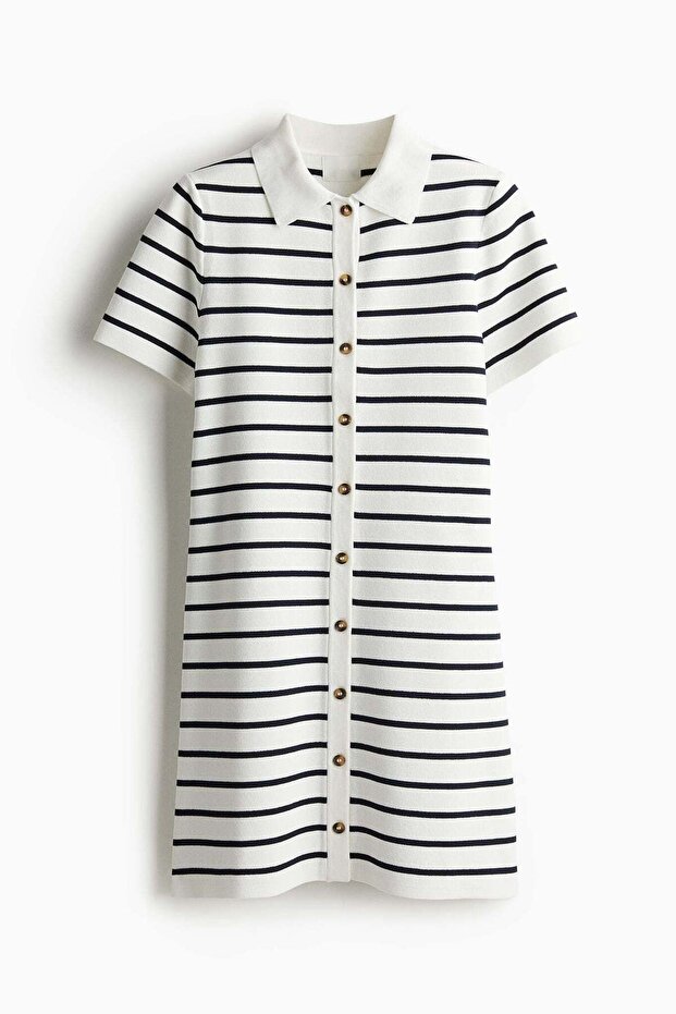Fine-knit dress