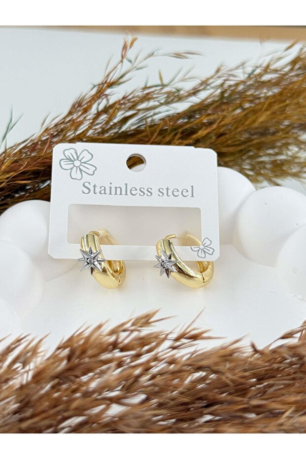 Çelik Küpe // KÜPE-3283 - 1