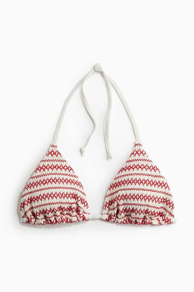 الجزء العلوي من بيكيني مثلث مبطن - 4