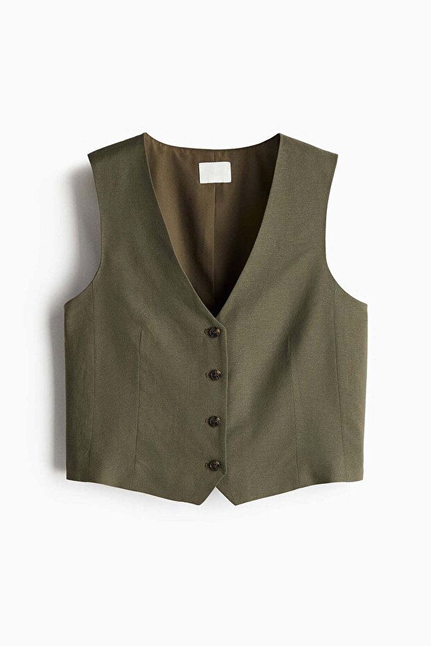 Tailored suit waistcoat