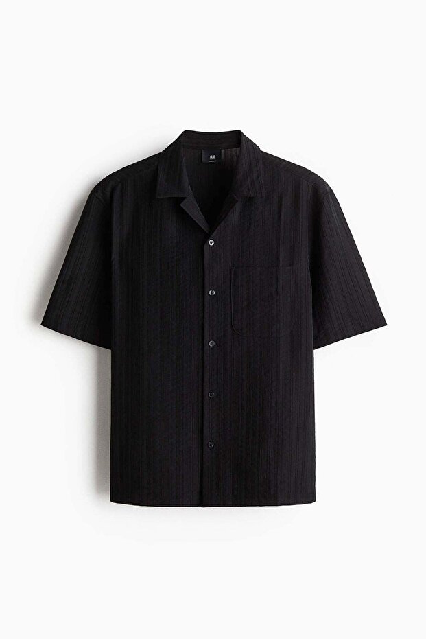 Regular Fit Textured resort shirt