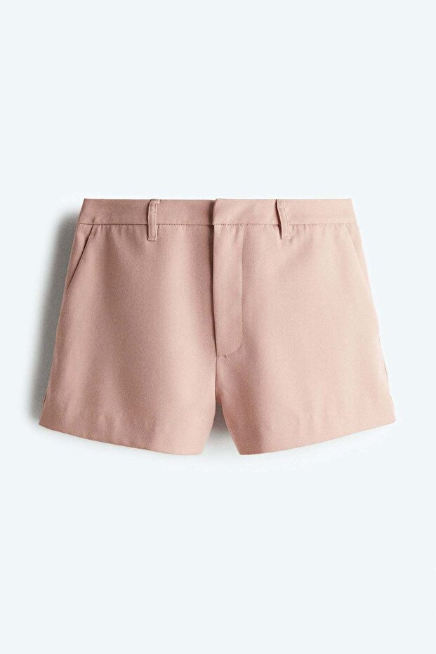 Twill suit shorts