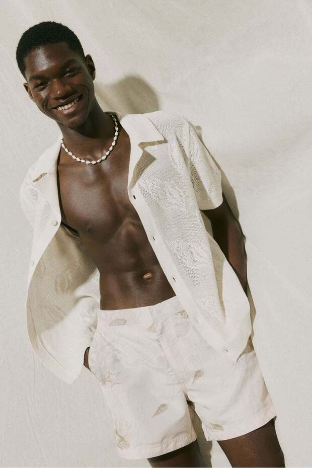 شورت سباحة منقوش - 3