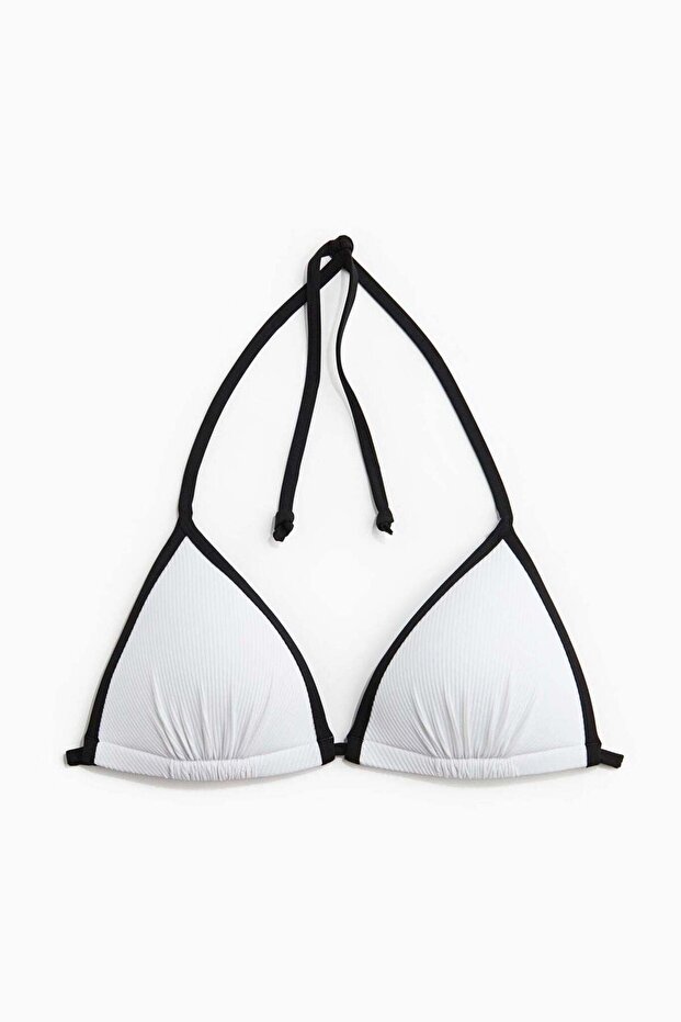 Push-up triangle bikini top