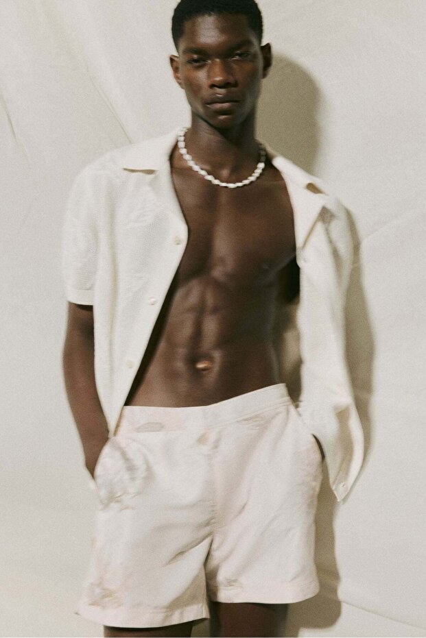 شورت سباحة منقوش - 1