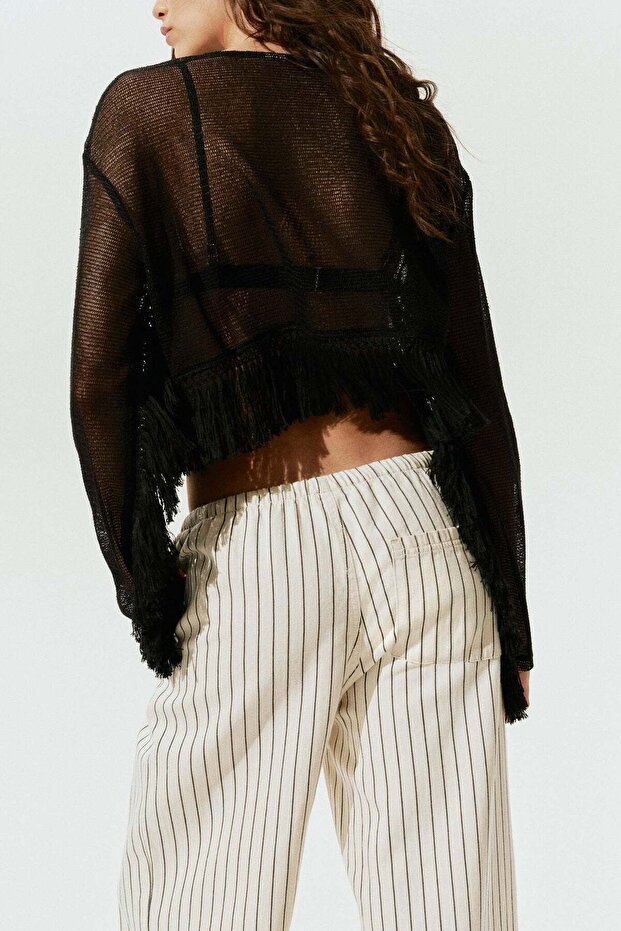 بنطلون جينز برباط - 4