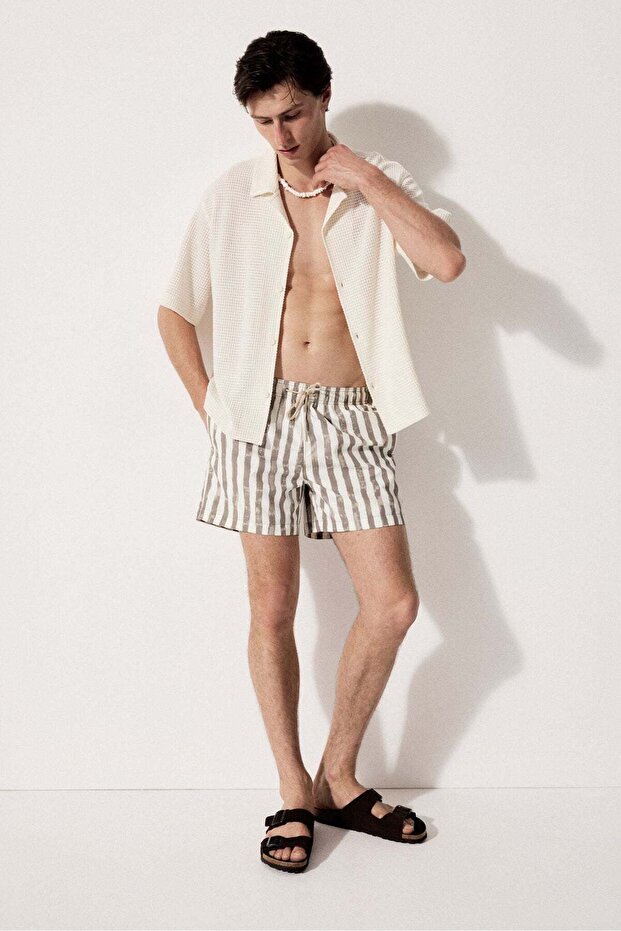 شورت سباحة منقوش - 1