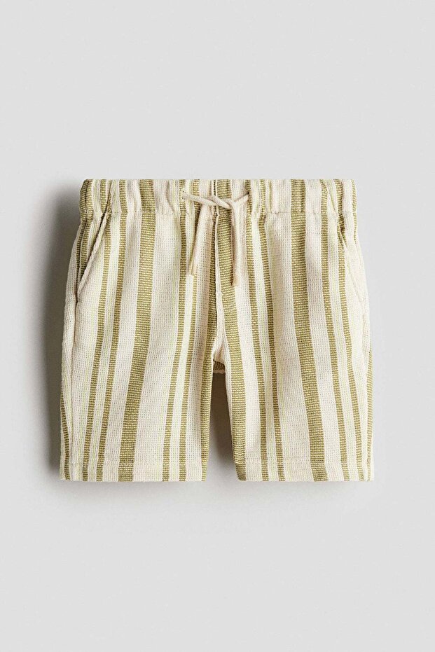 Cotton-blend shorts