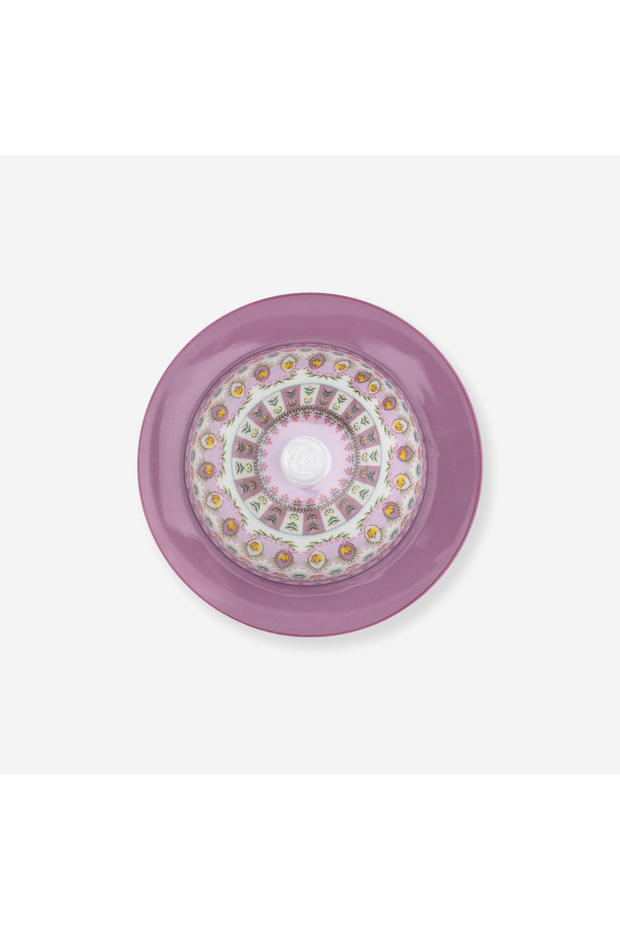 Lily & Lotus Mor Porselen Tereyağlık 17X8 Cm - 3