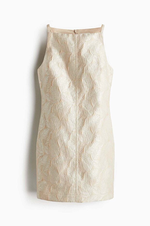 Brocade mini dress