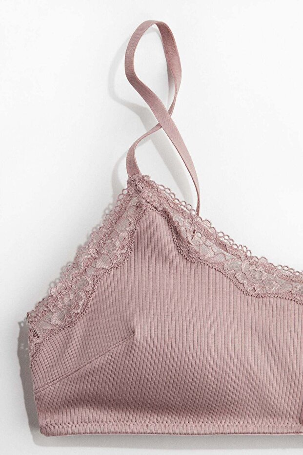 Padded soft jersey bra - 2