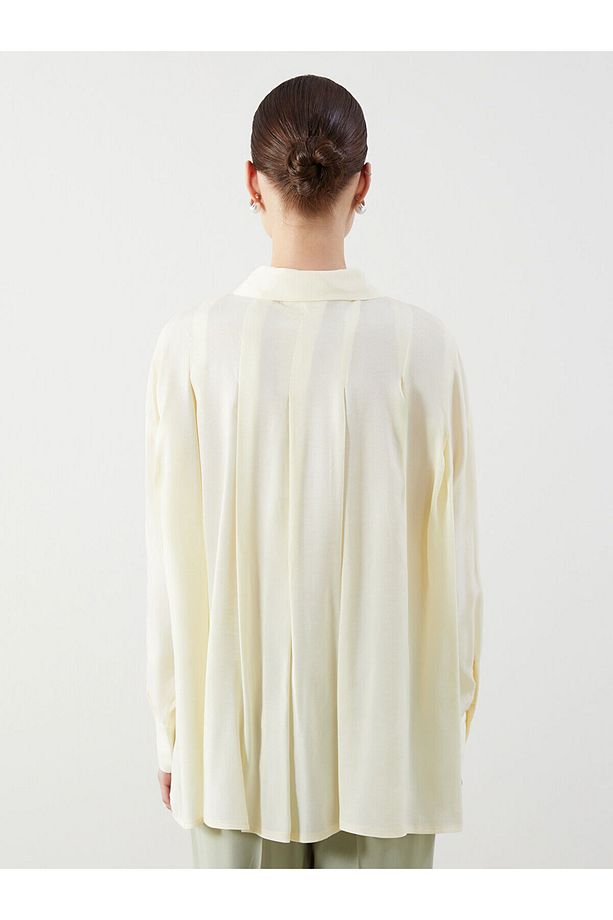 Oversize Kadın Gömlek Tunik - 4