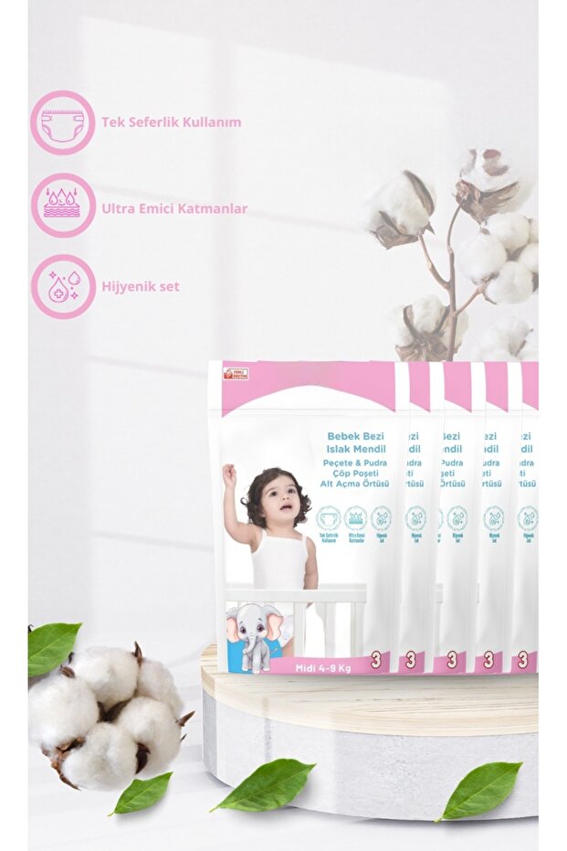 3 numara bebek bezi - 1