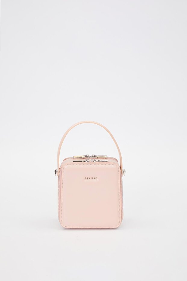 Pink Rectangular Model Shoulder Bag - 1