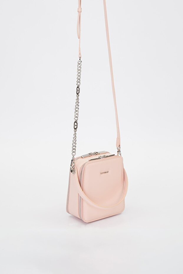 Pink Rectangular Model Shoulder Bag - 2