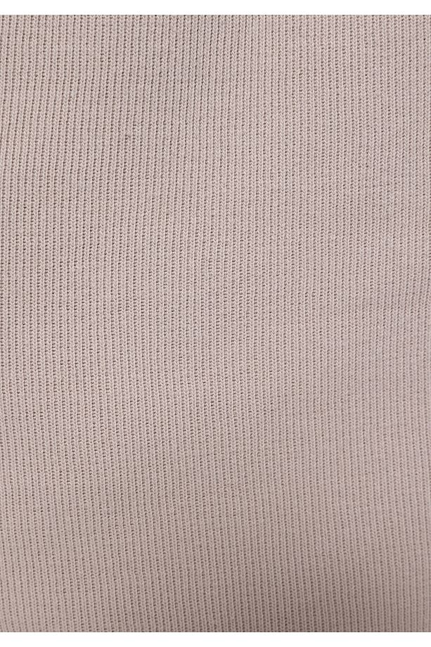 Regular Fit Orta Bel Baskılı Kadın Bej Şort - 6