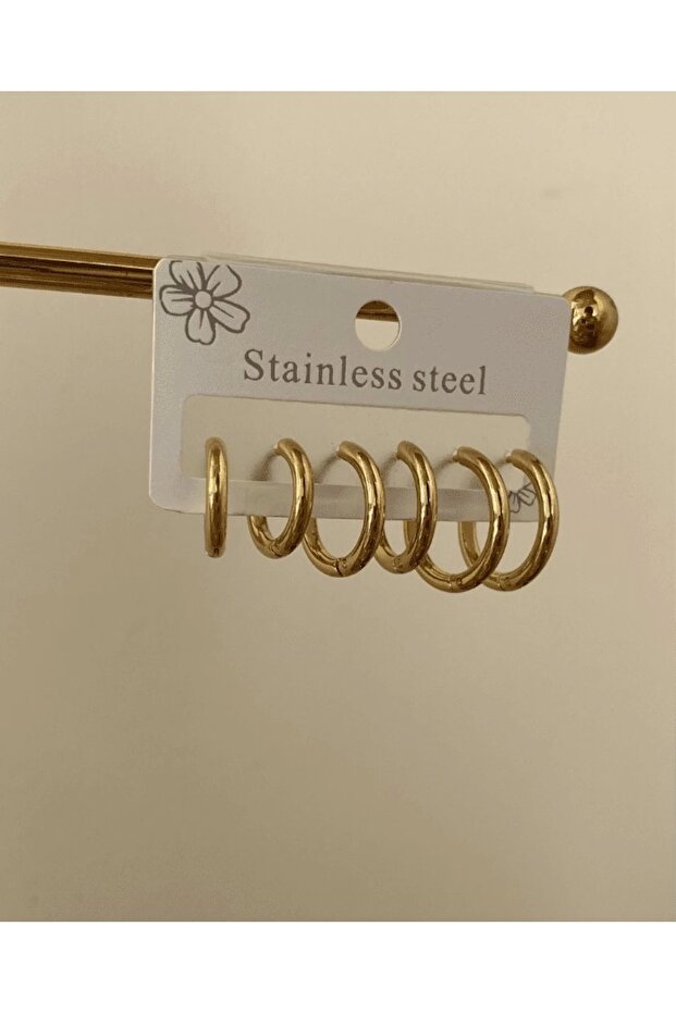 6-Piece Hoop Earring Set