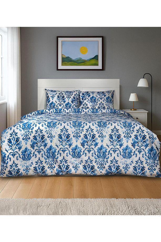 Cotton Collection Tek Kişilik Nevresim Seti Akdeniz - 1
