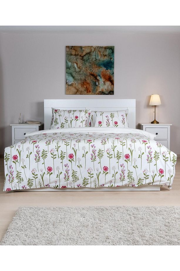 Cotton Collection Tek Kişilik Nevresim Seti Fleur - 1