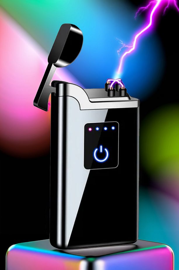 K22 Usb Şarjlı 4 Ark Alevsiz Çakmak -New Style - 6