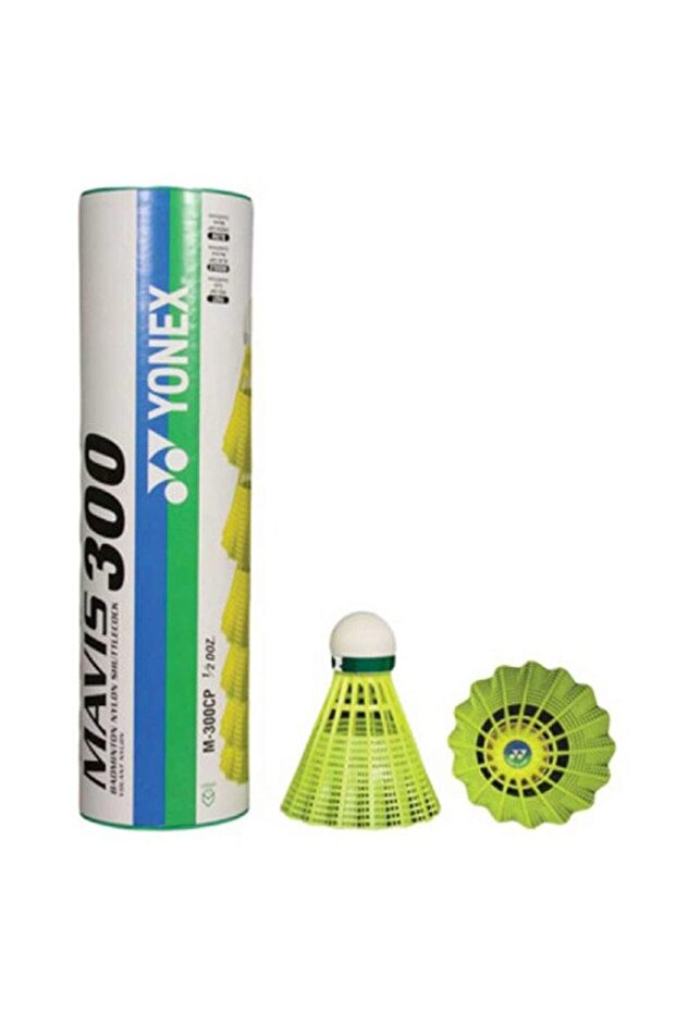 Yonex-Mavis 300 Yellow Slow (1*6) Green Cap