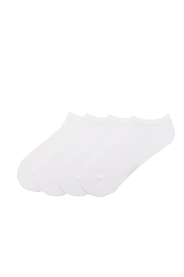 4’lü kısa beyaz çorap paketi - 2
