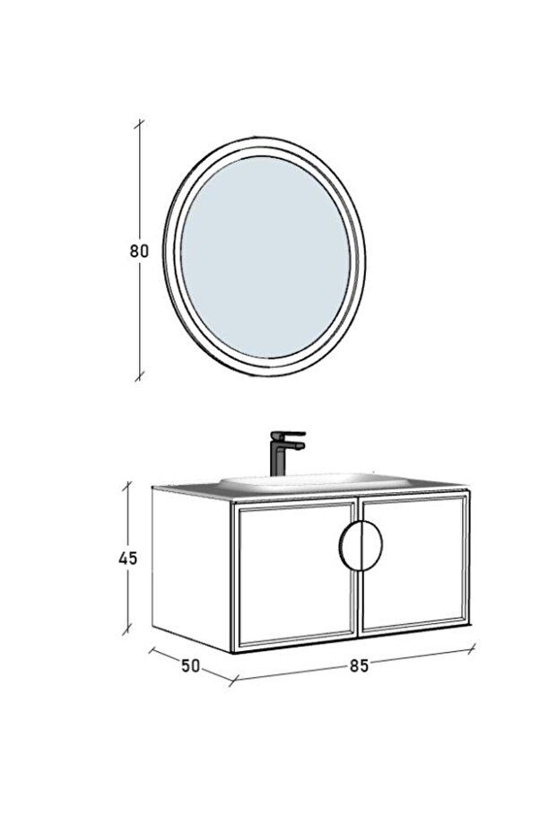 ELMİNA BANYO DOLABI - 2