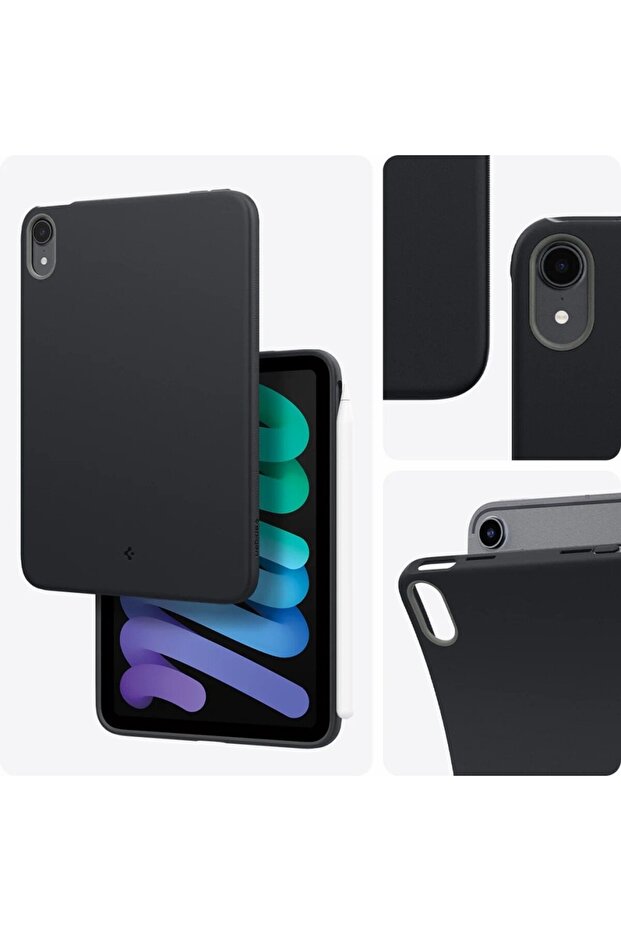 iPad mini 6 (2021) / Mini 7 (2024) Kılıf Nano Pop Black Sesame - ACS09230 - 7