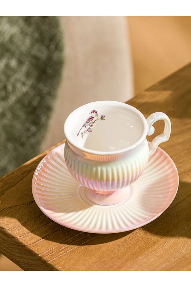 LCW HOME Pembe 2 Kişilik Porselen Kahve Fincan Takımı 90 ml - 3