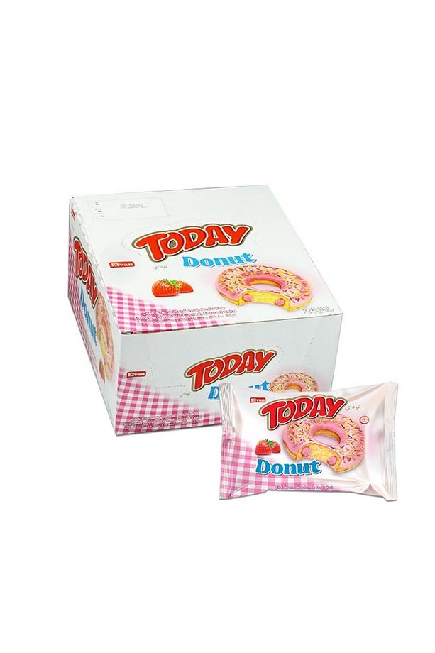 Today Donut Kek Çilekli 35 Gr. 24 Adet (1 KUTU) - 3