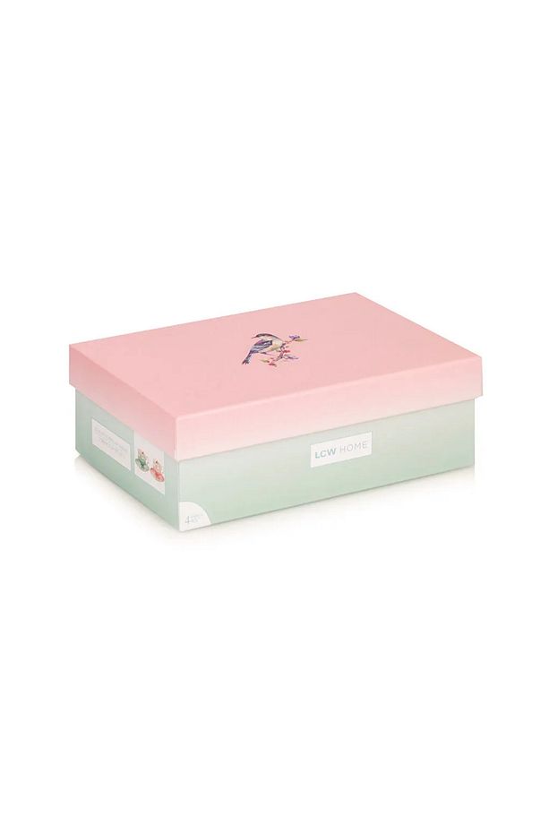 LCW HOME Pembe 2 Kişilik Porselen Kahve Fincan Takımı 90 ml - 5