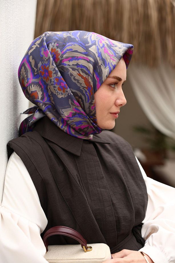 Twill Ipek Eşarp 11469-46 - 5