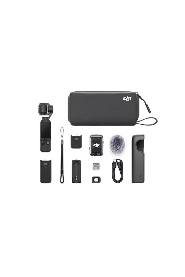 Osmo Pocket 3 Creator Combo 4K Action Camera & Vlogging Kit - Black