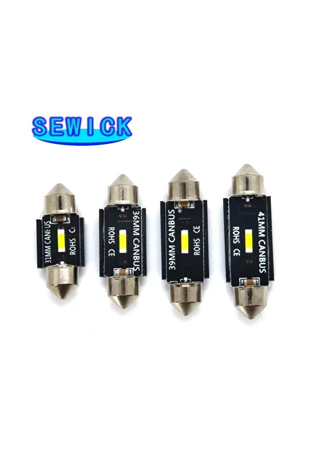 36mm WHITE 100Pcs Festoon 31MM 36MM 39MM 41MM C5W C10W LED bulbs Canbus Car Interior Map Dome Light