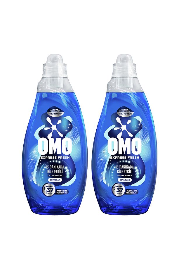 Express Fresh Ultra Beyaz Sıvı Çamaşır Deterjanı 1480 ml X2 - 3