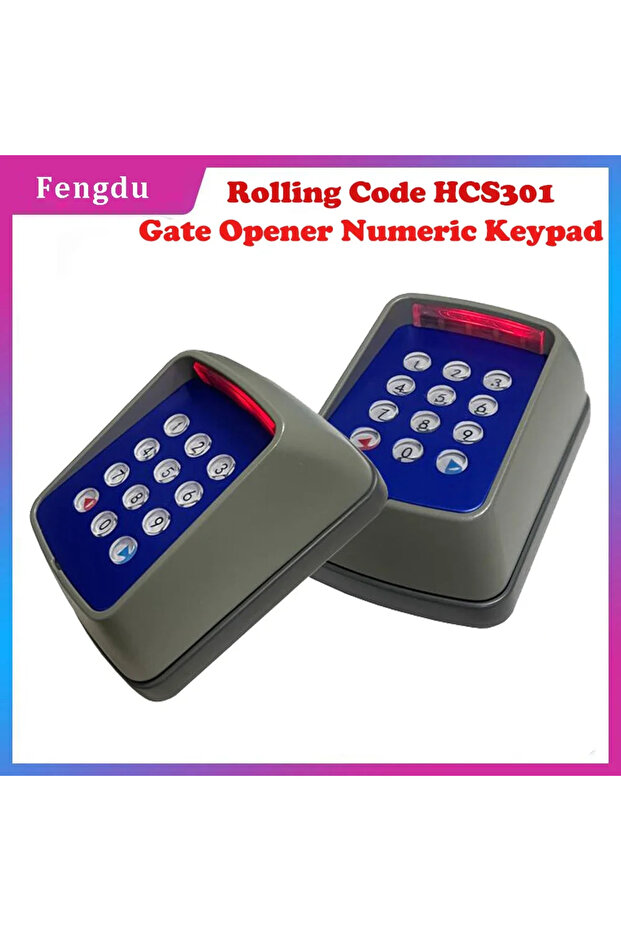 Smart locks for doors keypad Door Access Control System 433MHZ Rolling Code Keypad for Entry Gate... - 1