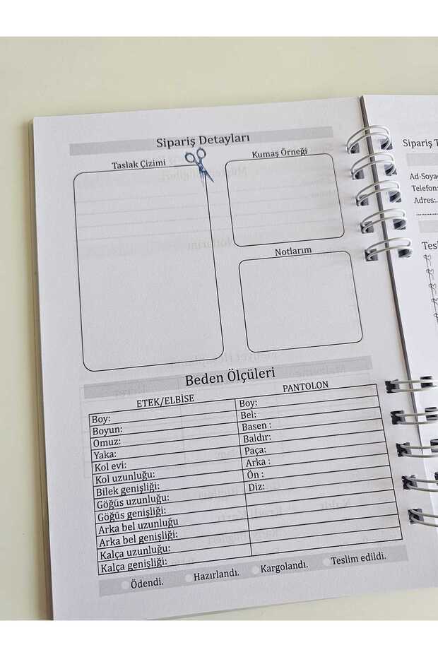 Terzi Sipariş Defteri - 2