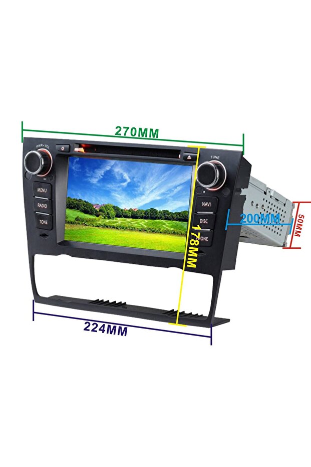 BMW E90 MULTİMEDYA usb dvd KAMERA HEDİYE - 2