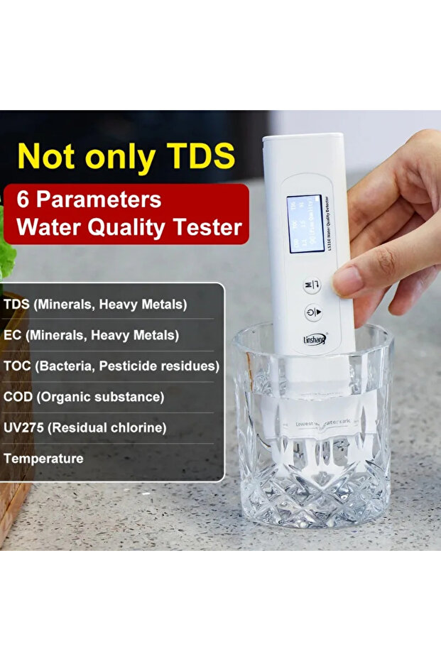 LS310 LS310 Water Quality Tester TDS TOC COD Multi-Parameter Waterproof IP67 EC Temperature 4 Backli - 1