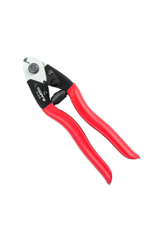 red TOOPRE Bicycle Brake Line Pipe Cutting Pliers, Mountain Bike Variable Speed Line Pipe Inner Wire