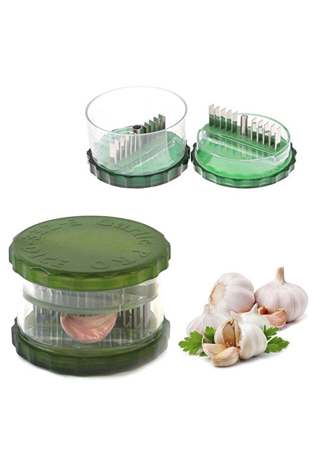 قطاعة الثوم سهلة الاستخدام مع شفرات حادة - 4