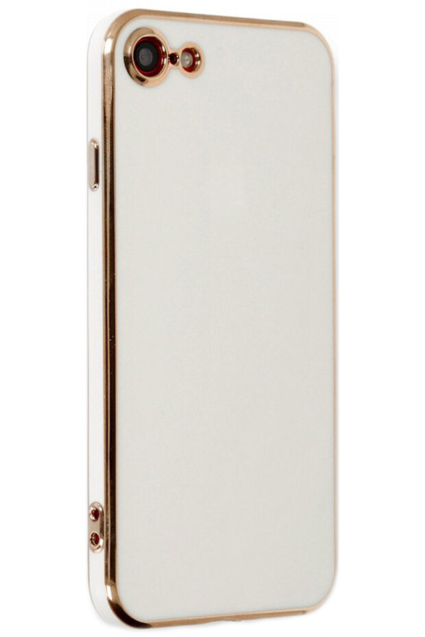 Case for iPhone 7/8/Se 2022 Soft Glossy Silicone with Edge Detail