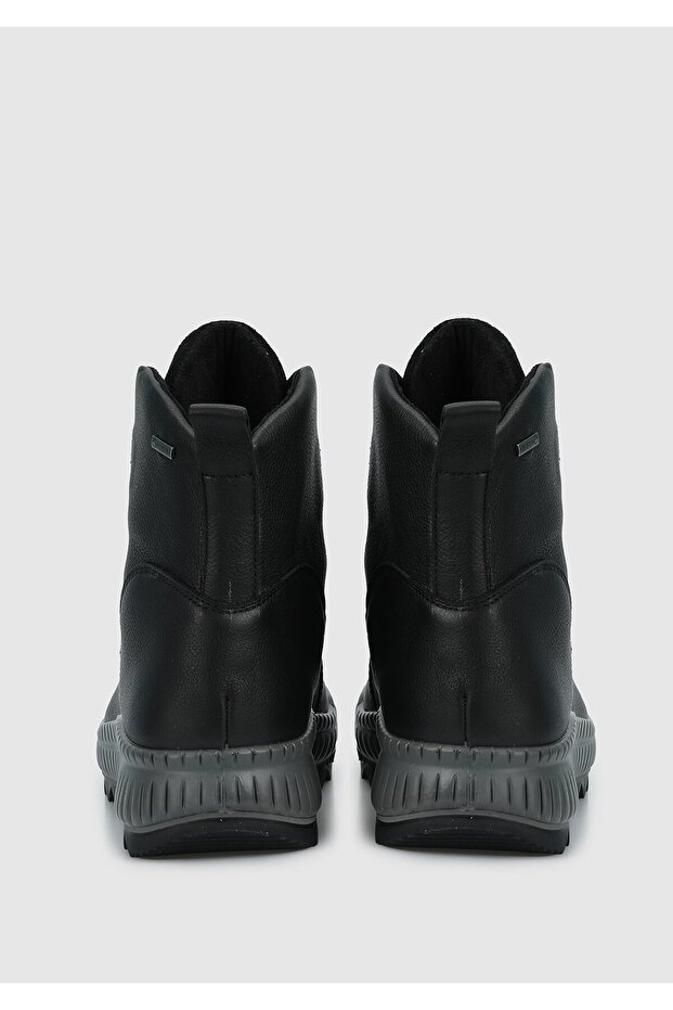 Siyah Deri Kadın Bot - 4