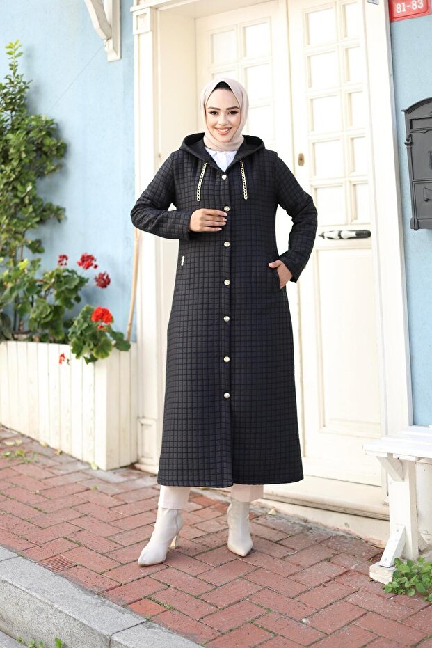 KADIN ÖRME KAPÜŞONLU KATİPONE KAP - 3