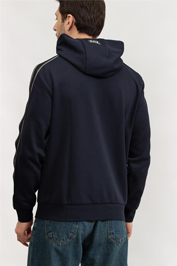 Erkek Kapüşonlu Sweatshirt - 3